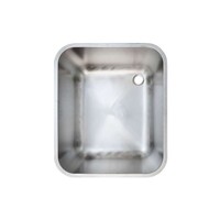 Stainless steel weld-in sink | Left | L600 x W450 x H300 mm