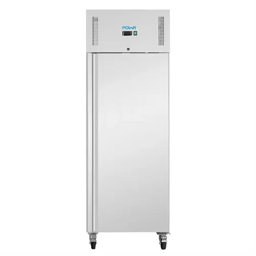  HorecaTraders Réfrigérateur ou congélateur vertical à une porte Polar série U, 560 litres – Refroidissement commercial professionnel 