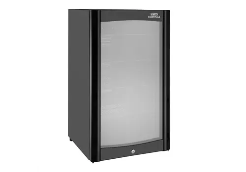  HorecaTraders Réfrigérateur de bar 98 L | Porte vitrée | +1 °C à +9 °C | 82,7 (H) x 47 (L) x 49,3 (P) cm 