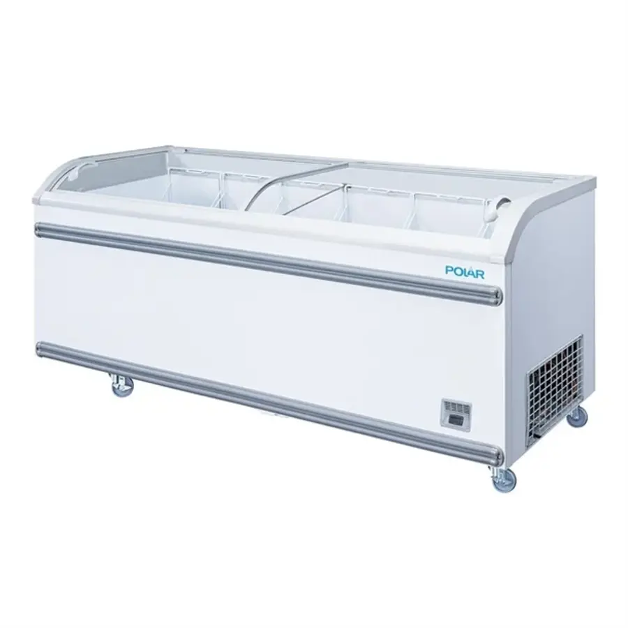 Gefrierschrank der G-Serie für Supermärkte | Glastür | 700 l | 78 (H) x 200,4 (B) x 75,8 (T) cm