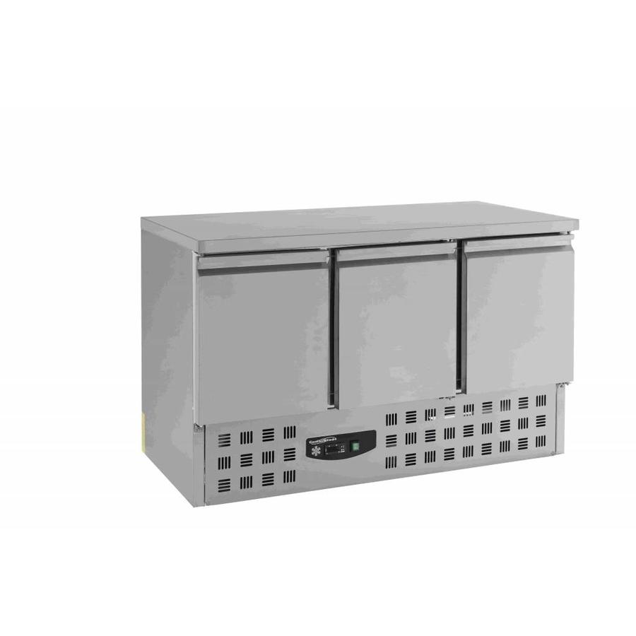 Etabli réfrigéré 3 portes inox | TOP!