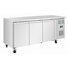 HorecaTraders Polar U-Series Smalle Baliekoelkast 3 Deuren – 339L