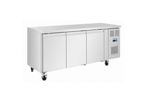  HorecaTraders Polar U-Series Narrow Counter Refrigerator 3 Doors – 339L (G378) 