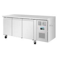 Réfrigérateur de comptoir étroit Polar série U, 3 portes – 339 L (G378)