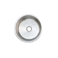 RVS Inlasspoelbak - Ø 300x160mm - AISI 304 - Gesatineerd