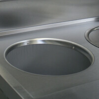 Gas Tafelmodel Friteuse - 4 Liter - RVS - Diamond