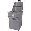 HorecaTraders Gasfritteuse aus Edelstahl | 4 Liter | 535 x 870 x 930/1507 (H) mm