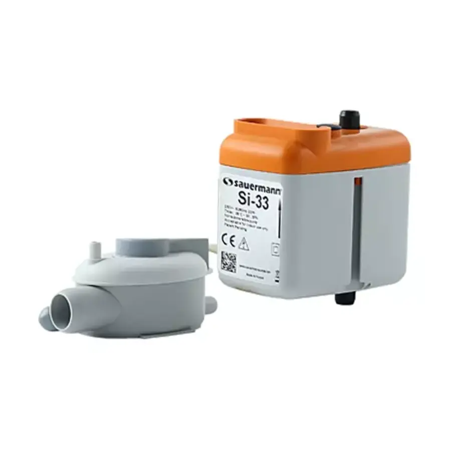 Pompe à condensats intégrée puissante | 30 L/h | 34 dB(A) | 135 x 135 x 90 mm