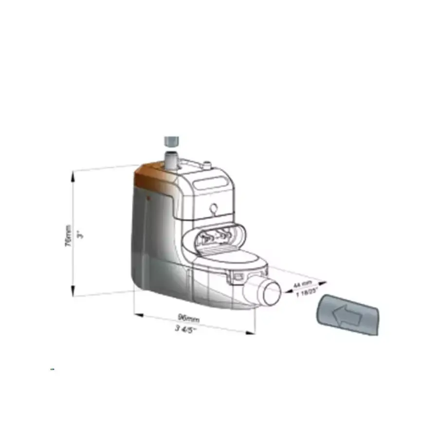 Pompe à eau monobloc silencieuse pour condensation | 20 L/h | 23 dB(A) | 96 x 44 x 81 mm