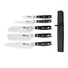 Tsuki 5-Piece Knife Set with Sheath - Japanese Damascus Steel