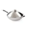 Hendi Poêle wok avec couvercle | 36 cm de diamètre