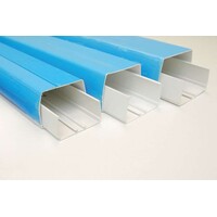 OptimalDuct Kabelkanal 80x60mm - 2 Meter - Weiß (RAL 9010) - 8 Stück