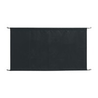 Black Canvas Barrier Cloth