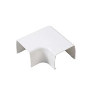 OptimalDuct Flat Bend 90° 80x60mm - White (RAL 9010) - Set of 10 Pieces