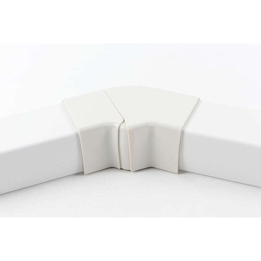 OptimalDuct Regelbare Bocht 80x60mm - Wit (RAL 9010) - Set van 10 Stuks