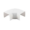 HorecaTraders OptimalDuct Adjustable Elbow 80x60mm - White (RAL 9010) - Set of 10 Pieces