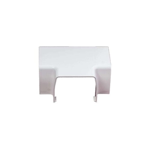  HorecaTraders OptimalDuct T-Connector | White | 80x60mm | Set of 10 Pieces 