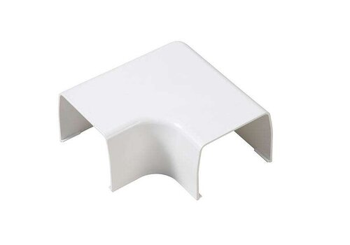  HorecaTraders Coude plat OptimalDuct à 90° | Blanc | 110 x 75 mm | Lot de 10 pièces 