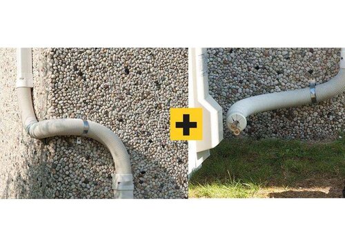  HorecaTraders OptimalDuct Flexibles Dichtungsmittel „Flexy“ für 110 mm lange Verbindungen | UV-beständig | Weiß 