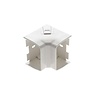 HorecaTraders ClimClick 90° Inner Corner | White (RAL 9010) | L102 x W110 x H102 mm | Set of 6 Pieces