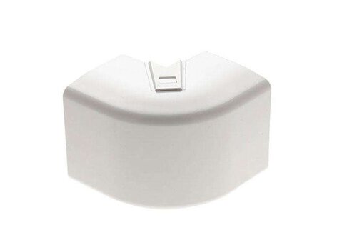  HorecaTraders ClimClick External Corner 90° | White | L92 x W110 x H150 mm | Set of 6 Pieces 