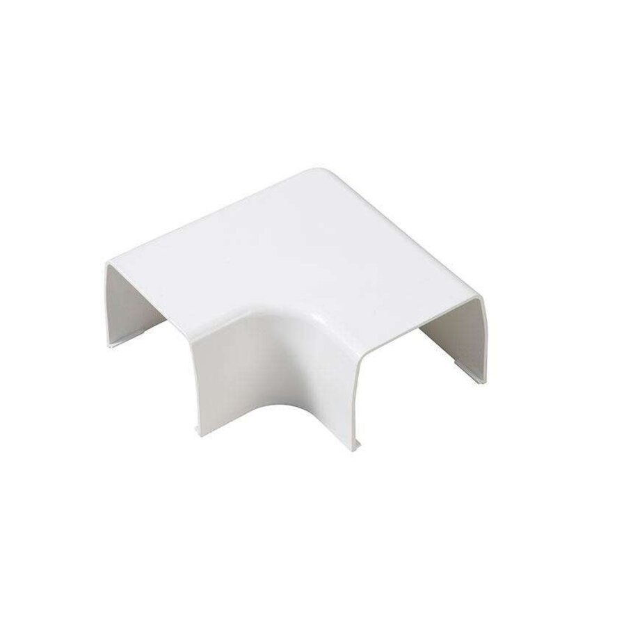 OptimalDuct Flat Bend 90° 110x75mm - White (RAL 9010) - Set of 10 Pieces