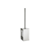 HorecaTraders Premium WC-borstelset | RVS | Wandmodel | B 85 x D 85 x H 150