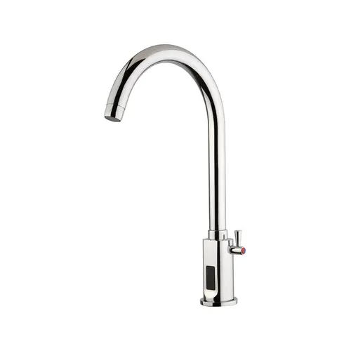  Saro Wasserhahn mit Infrarotsensor | Hoher Auslauf (200 mm) | Mischbatterie | 230 V 