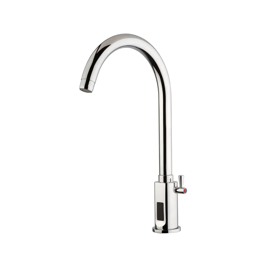 Saro Poseidon Sensorkraan - Hoge Uitloop (200 mm) - Mengkraan - 230V