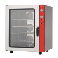 Electric baker's oven with 10 racks | Stainless steel | +50°C to +280°C | 101(h)x82.5(w)x71(d) cm