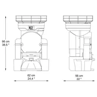 Top Automatic Citrus Juicer | 230V | 28/min | Ø60-80mm | 620x560x980 (h) mm