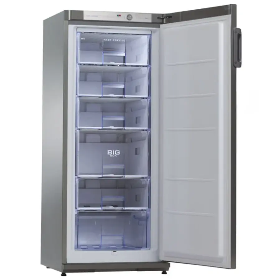 Stainless Steel Freezer | 202L | -18°C | Static | 620x600x1450(h) mm