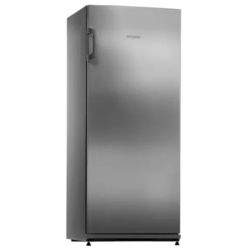  Exquisit Kühlschrank aus Edelstahl | 254 l | -1 °C bis +8 °C | Statisch | 600 x 620 x 1450 (H) mm 