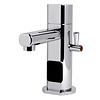HorecaTraders Robinet de lavabo à capteur automatique - Avec mitigeur - Alimentation par piles - 3/4"