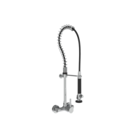 Voorspoeldouche - Wandmontage - RVS Geborsteld - Inclusief Mengkraan - 775mm