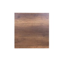 Plateau de table Horeca Traders - Extérieur - Aspect bois HPL - Dark Canyon - Carré - 60 x 60 cm