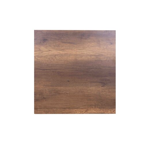  Horeca Traders Tabletop - Outdoor - HPL Wood Look - Dark Canyon - Square - 60x60cm 