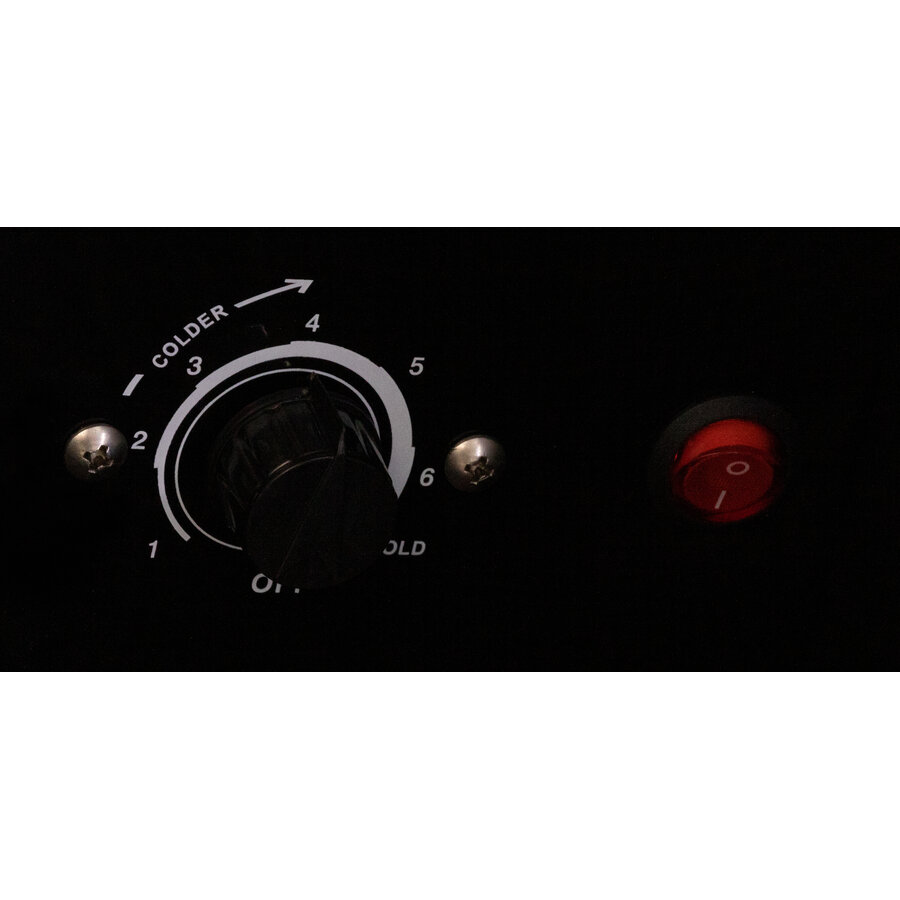 Exquisit ELDC350.3XLB - Horeca Displaykoelkast - Glazen Deur - Zwart - 347 Liter