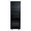 Exquisit Exquisit ELDC350.3XLB - Commercial Display Refrigerator - Glass Door - Black - 347 Liters
