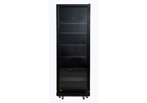  Exquisit Exquisit ELDC350.3XLB - Commercial Display Refrigerator - Glass Door - Black - 347 Liters 