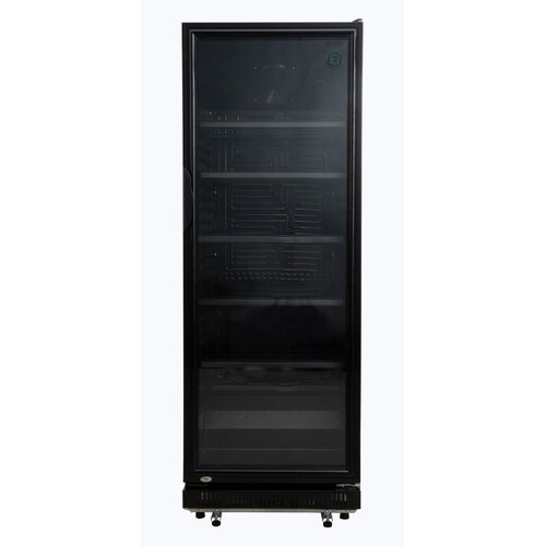  Exquisit Exquisit ELDC350.3XLB - Commercial Display Refrigerator - Glass Door - Black - 347 Liters 