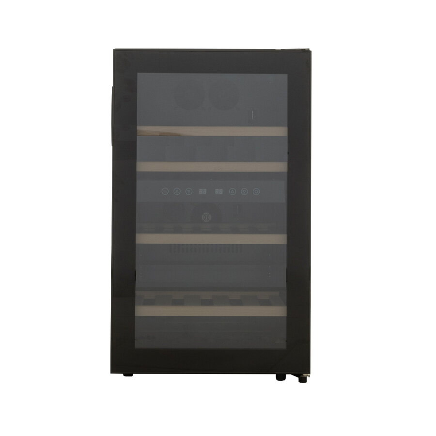 Exquisit GCWK120 - Wine Cooler - 45 Bottles - Black - 84cm High