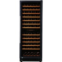 Cave à vin | 72 bouteilles | 2 zones | Noir/Inox | 625 x 595 x 1625 mm