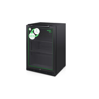 C1H-ECO-865-BK-NL-HU - Réfrigérateur de bar à très faible consommation d'énergie - 1 porte - Noir - 130 litres