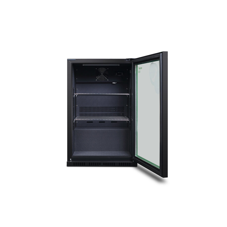 C1H-ECO-865-BK-NL-HU - Extrem energieeffizienter Kühl-/Gefrierschrank - 1 Tür - Schwarz - 130 Liter