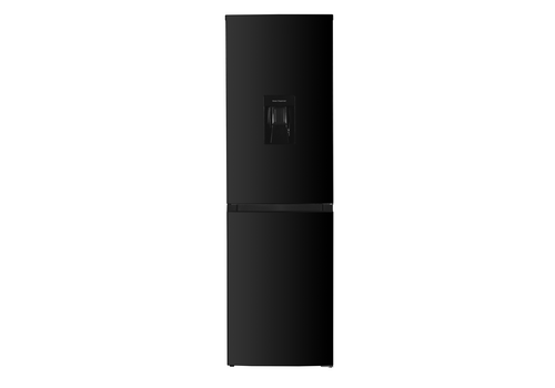  Exquisit KGC245-80-NF-W-040DB - Koel-vriescombinatie met Watertap - No-Frost - Zwart - 181cm Hoog 