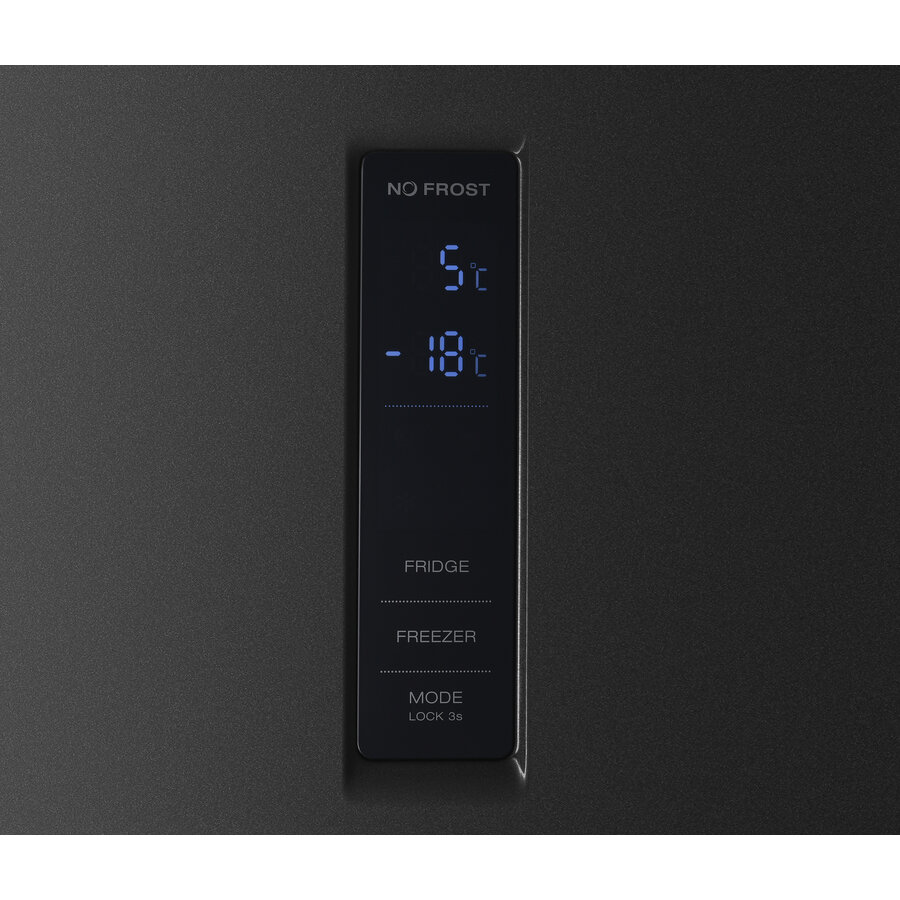 BONNMD460-WS-150-041CDI - Cross-Door Koel-vriescombinatie - Dark Inox - 419 Liter - Energieklasse C