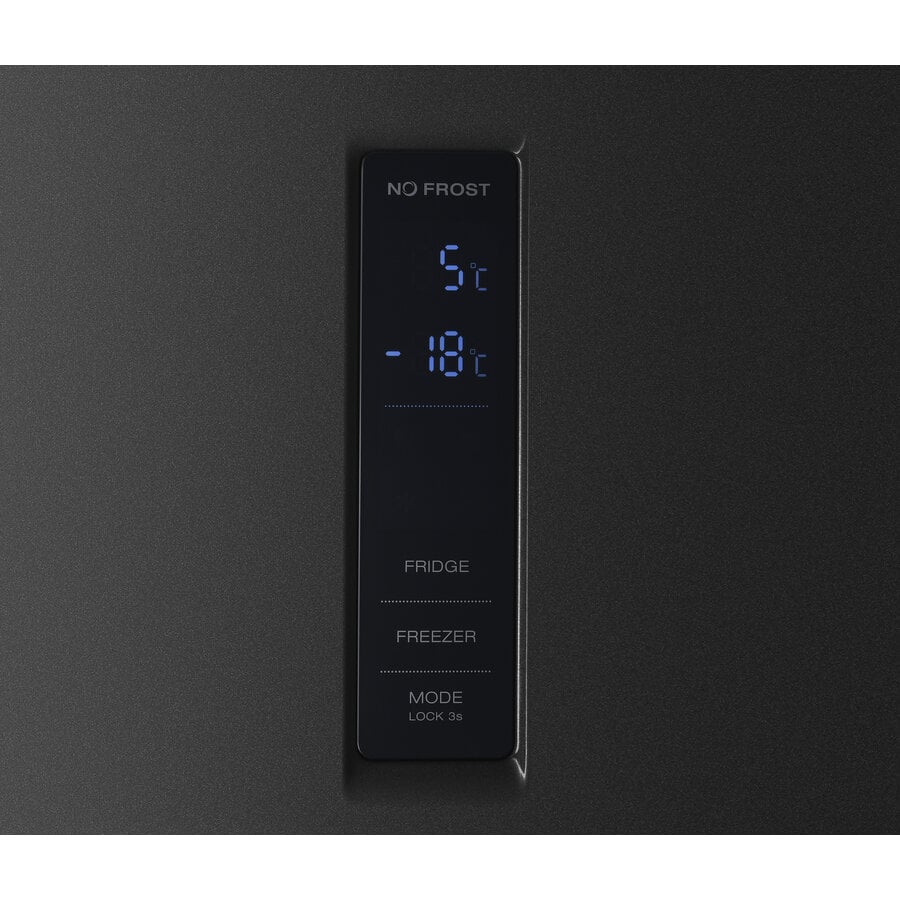 BONNMD460-WS-150-041CDI – Kühl-/Gefrierkombination mit Kreuztür – Dunkler Edelstahl – 419 Liter – Energieeffizienzklasse C