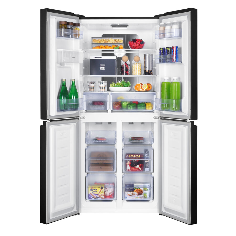 BONNMD460-WS-150-041CDI - Cross-Door Fridge-Freezer Combination - Dark Stainless Steel - 419 Liters - Energy Class C