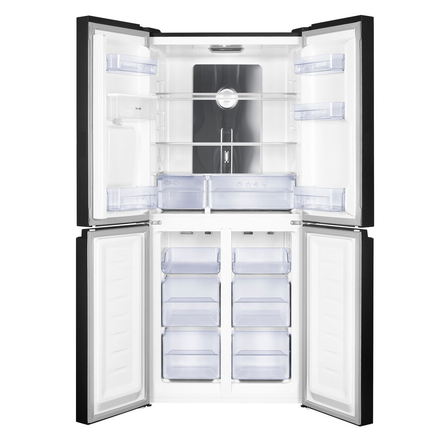 BONNMD460-WS-150-041CDI - Cross-Door Fridge-Freezer Combination - Dark Stainless Steel - 419 Liters - Energy Class C